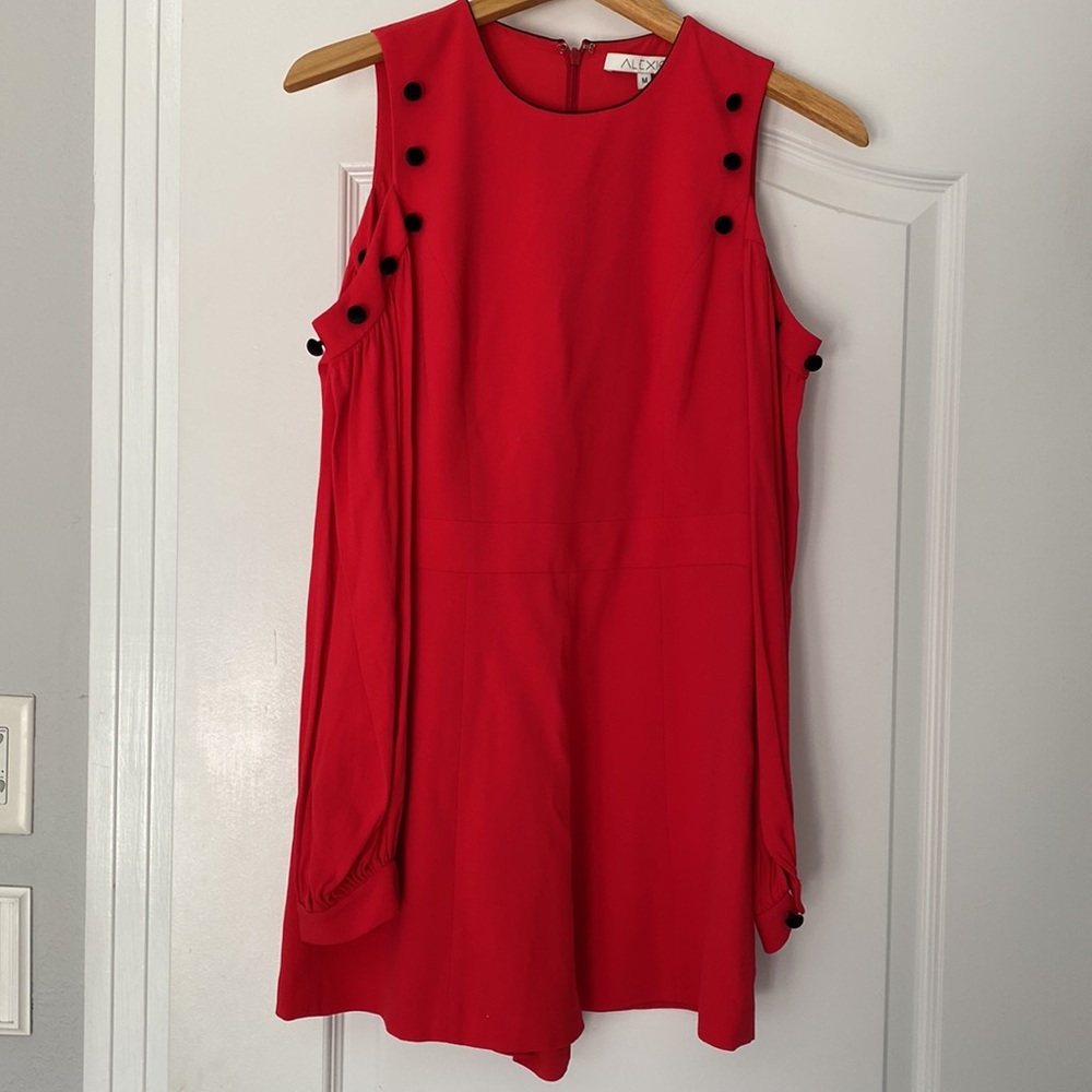 Alexis Kourtney red long sleeve romper - Picture 3 of 15